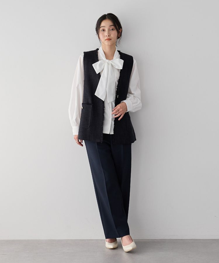 YECCA VECCA「ツイードジレ」|ベスト・ジレ|