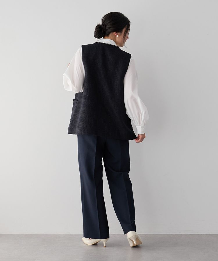 YECCA VECCA「ツイードジレ」|ベスト・ジレ|