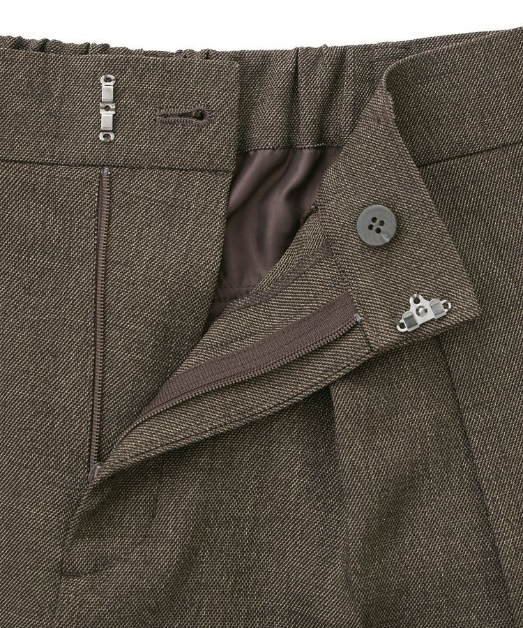 GARAGE OF GOOD CLOTHING「【日本製】ミックスヤーン２タックワイドパンツ」|その他|