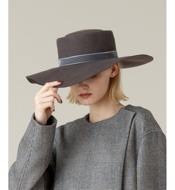 LOULOU WILLOUGHBY「【LOULOU WILLOUGHBY】ベロアリボンハット」|ハット|