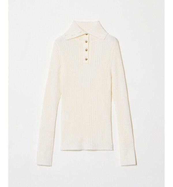 allureville「2WAYネックリブタートル」|ニット・セーター|