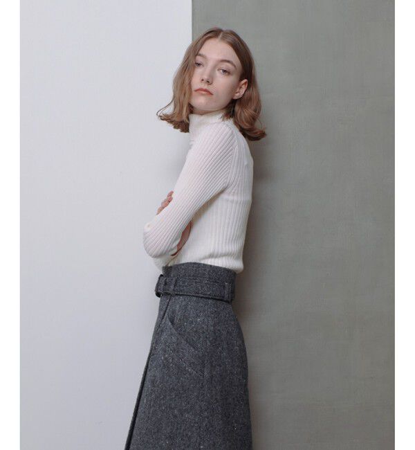 allureville「2WAYネックリブタートル」|ニット・セーター|
