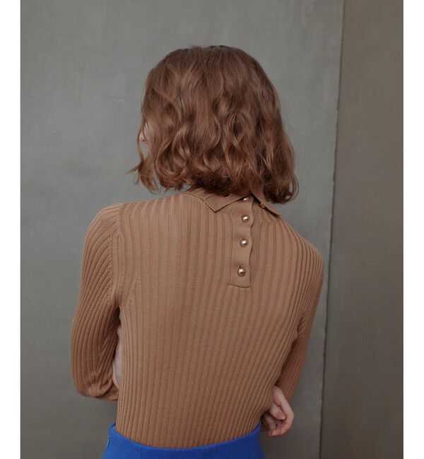 allureville「2WAYネックリブタートル」|ニット・セーター|