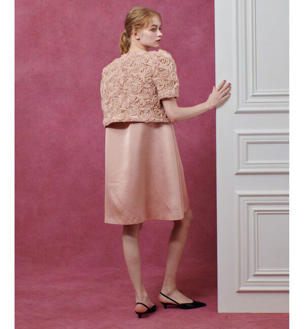 LOULOU WILLOUGHBY「【LOULOU WILLOUGHBY】チュールローズブルゾン」|ブルゾン・スタジャン|