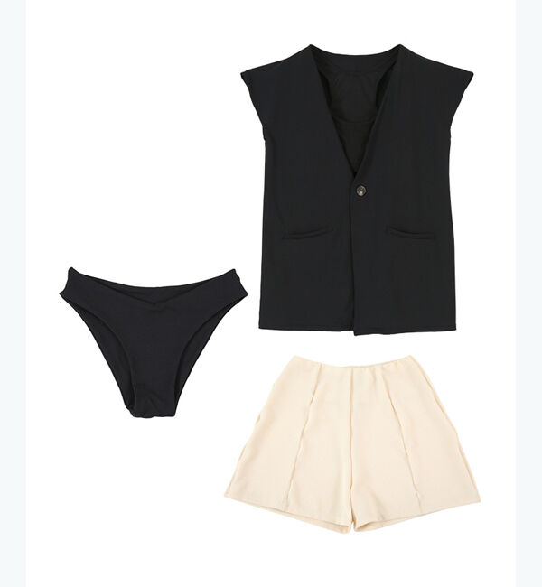 SEA DRESS「ジレデザインビキニ」|ビキニ|