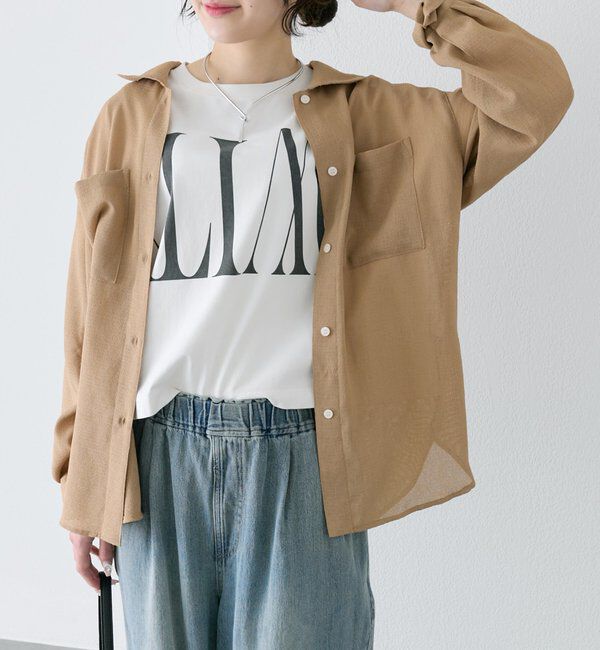  「ダブルポケットメッシュシャツ」|シャツ・ブラウス|