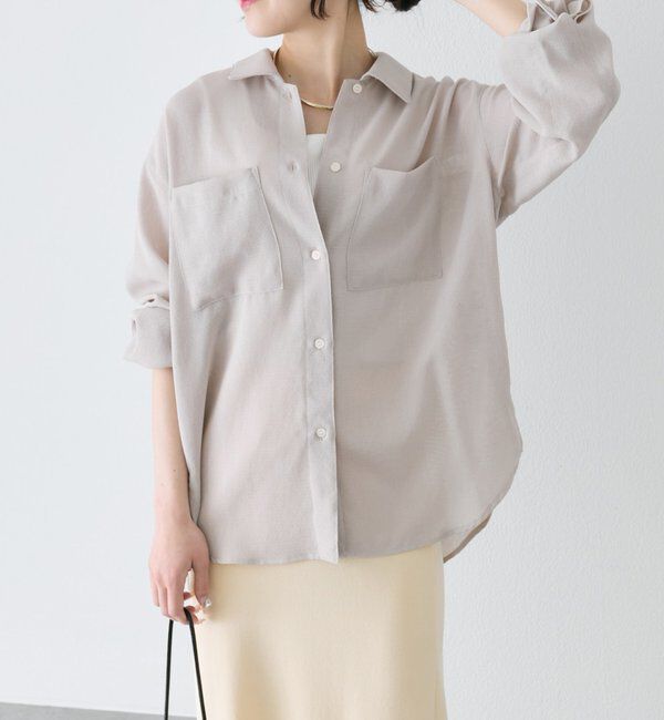  「ダブルポケットメッシュシャツ」|シャツ・ブラウス|