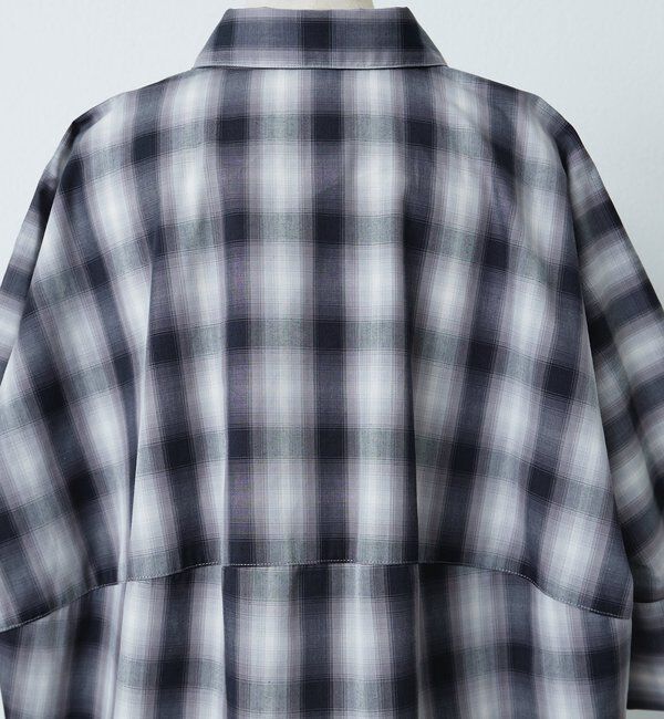  「ロールアップチェックシャツ」|シャツ・ブラウス|