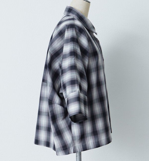  「ロールアップチェックシャツ」|シャツ・ブラウス|