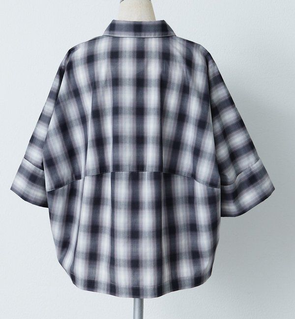  「ロールアップチェックシャツ」|シャツ・ブラウス|