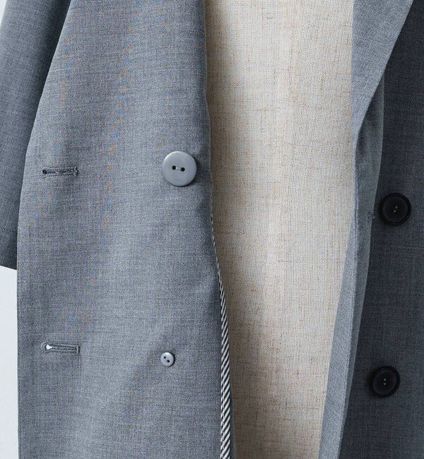  「【＠noricorico102】ハーフスリーブダブルデザインテーラードジャケット」|テーラードジャケット|