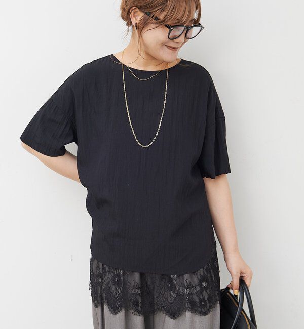  「【＠noricorico102企画/リバイバル】キレイ見え万能Tブラウス」|シャツ・ブラウス|