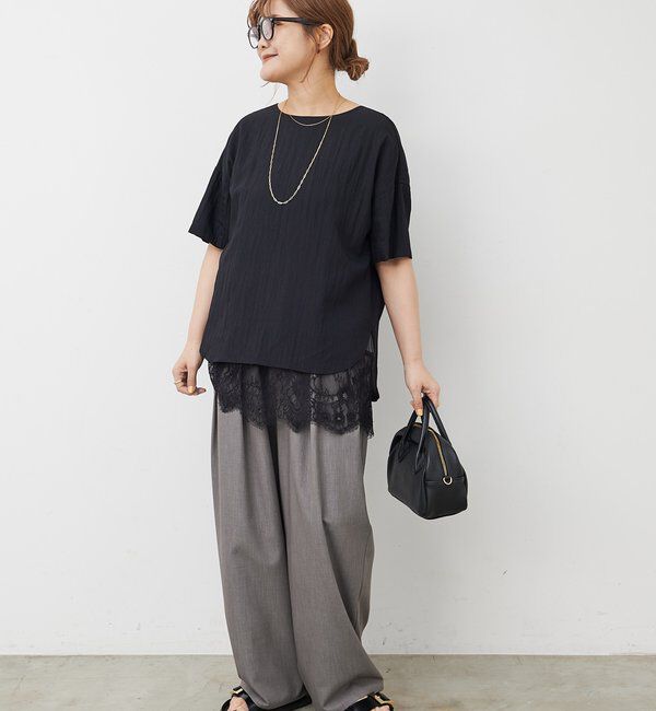  「【＠noricorico102企画/リバイバル】キレイ見え万能Tブラウス」|シャツ・ブラウス|