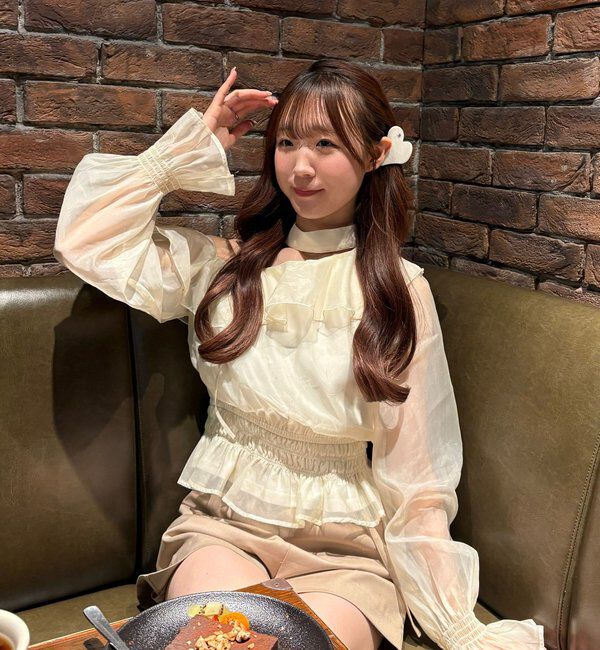  「2WAYワンショルフリルブラウス」|シャツ・ブラウス|