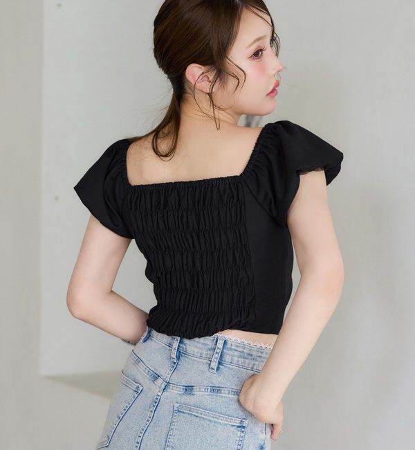  「【Black Ribbon Collection】メニーリボンブラウス」|シャツ・ブラウス|