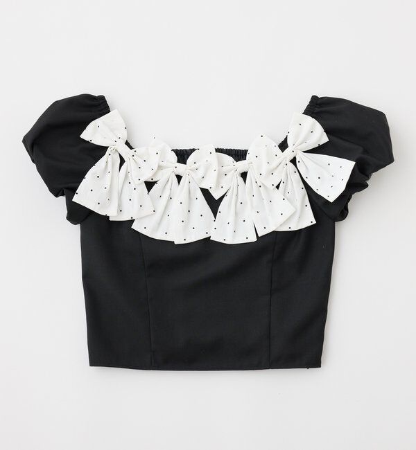  「【Black Ribbon Collection】メニーリボンブラウス」|シャツ・ブラウス|