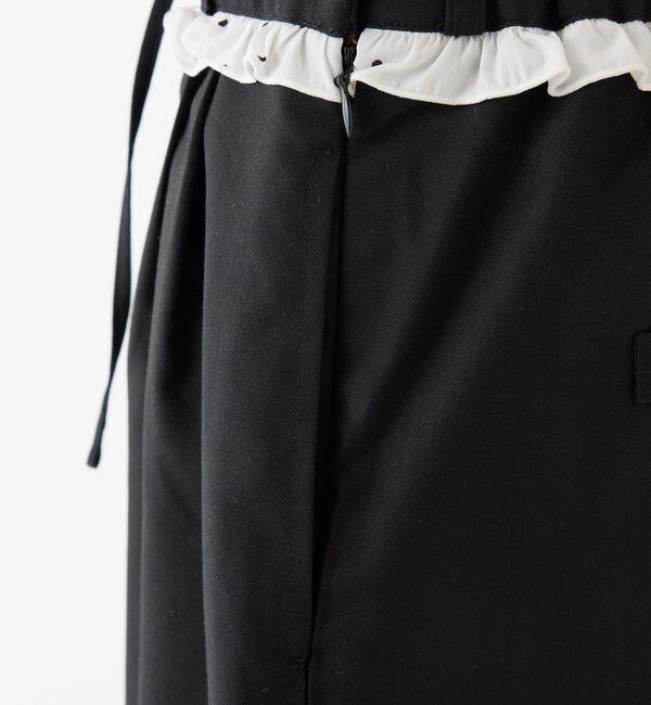  「【Black Ribbon Collection】ウエストフリルスラックス」|その他|