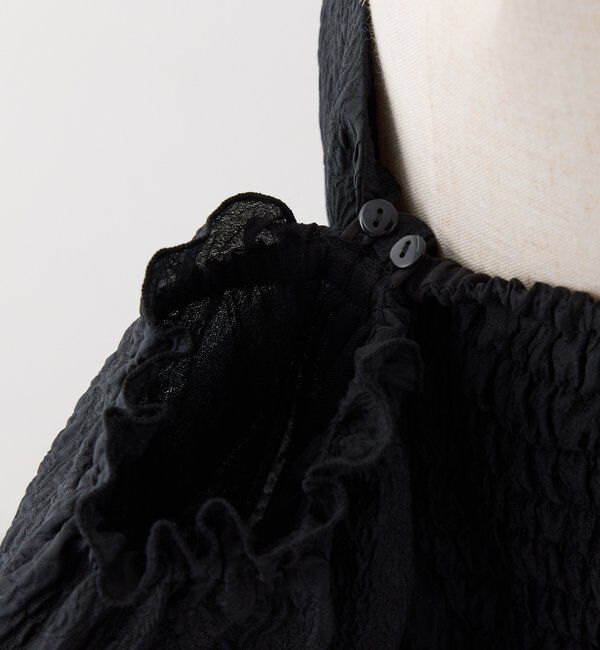  「【Black Ribbon Collection】バックリボンティアードワンピ」|ワンピース|