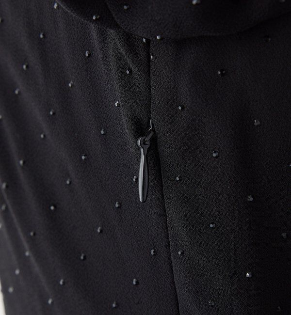  「【Black Ribbon Collection】バックリボンティアードワンピ」|ワンピース|