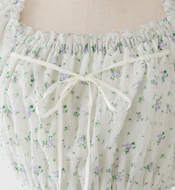  「ウエストシャーリングロングワンピース」|ワンピース|