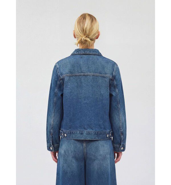 mizuiro ind「mizuiro ind コンパクトデニムジャケット(ダメージ)」|デニムジャケット|