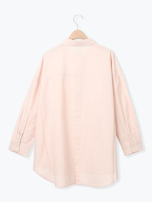 Samansa Mos2「後ろボタンスキッパーチュニック」|シャツ・ブラウス|