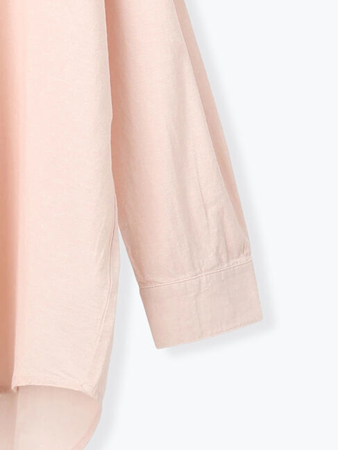 Samansa Mos2「後ろボタンスキッパーチュニック」|シャツ・ブラウス|