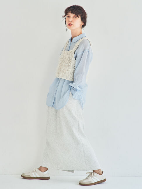 Samansa Mos2「ダンボールタイトスカート」|スカート|