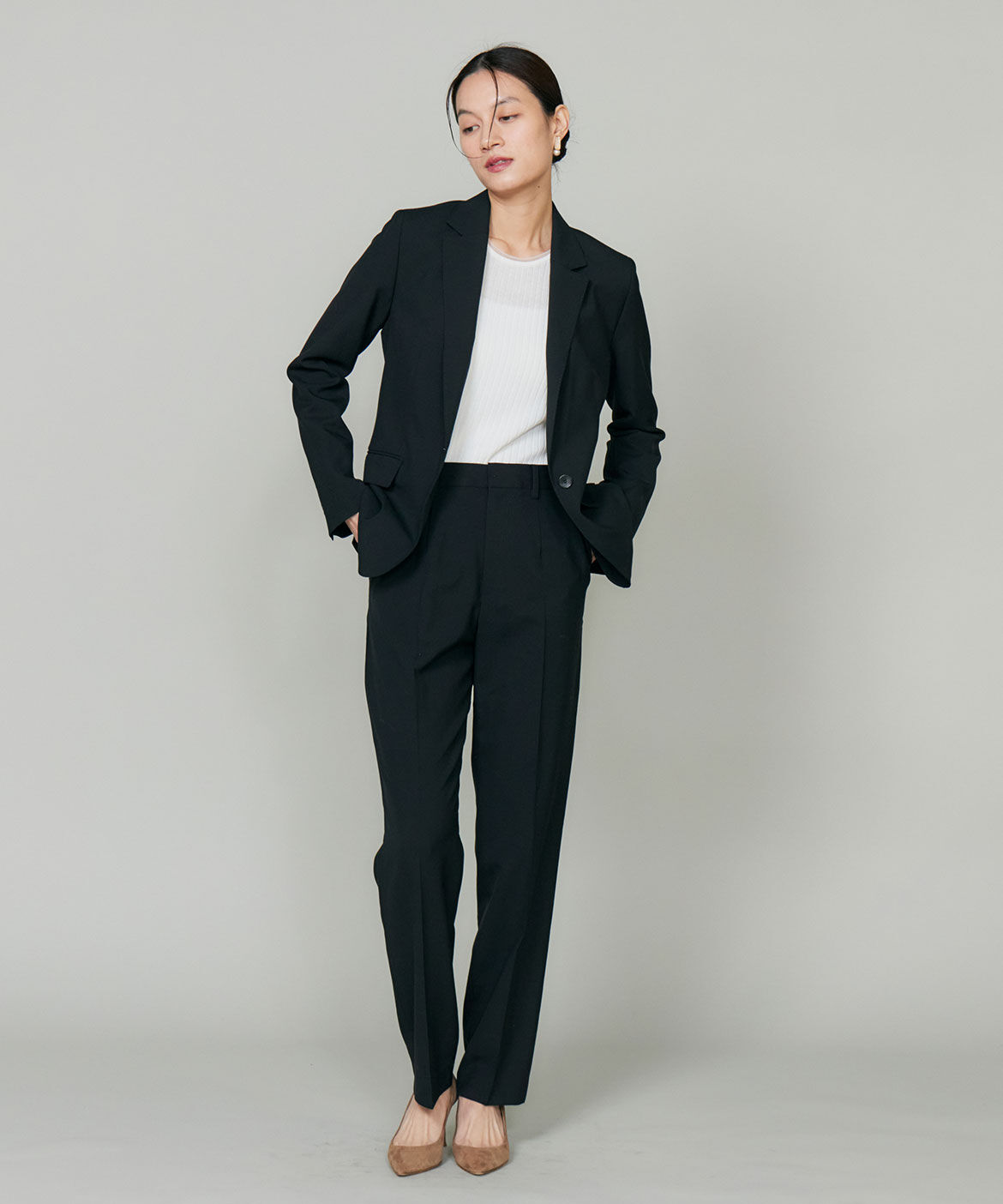 INED「オゾン防縮加工センタープレスパンツ」|その他|