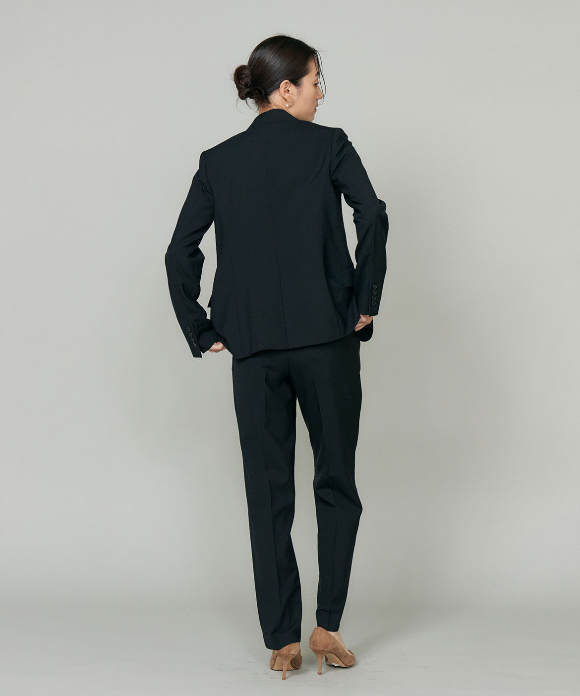 INED「《大きいサイズ》オゾン防縮加工センタープレスパンツ」|その他|