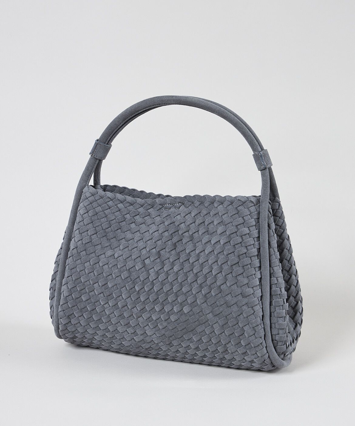INED「《SUPERIOR CLOSET》Atelier suede weaving middleハンドバッグ《FEEL AND TASTE》」|ハンドバッグ|チャコールグ 3