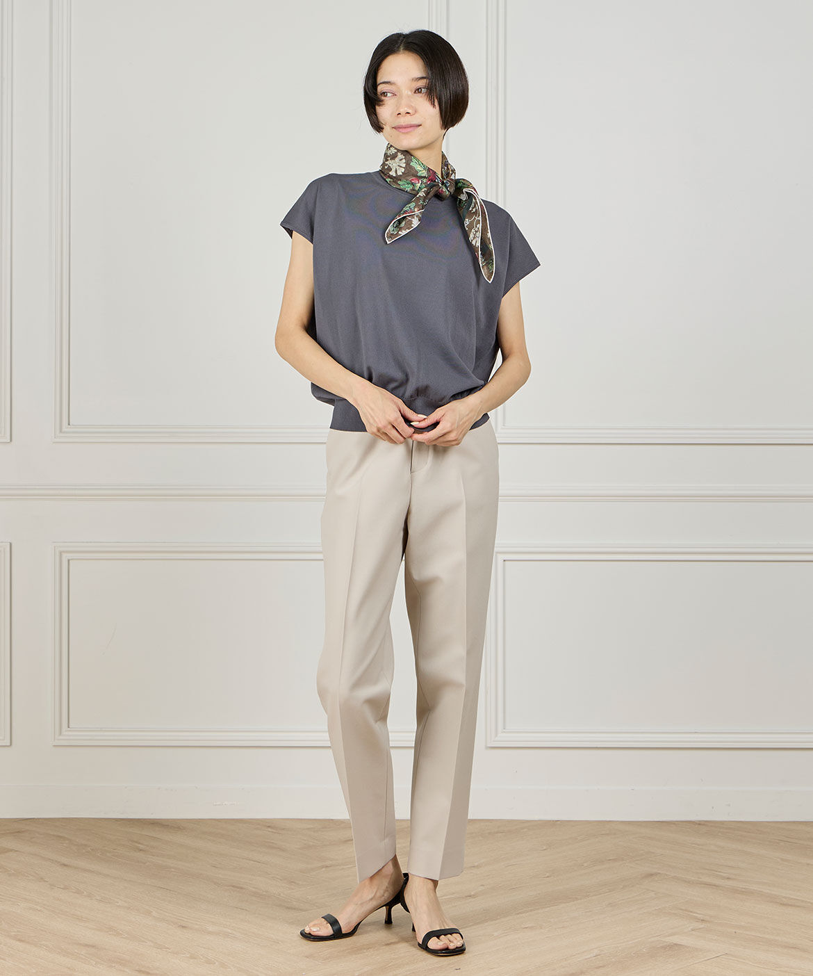 INED「フレンチスリーブニット」|ニット・セーター|