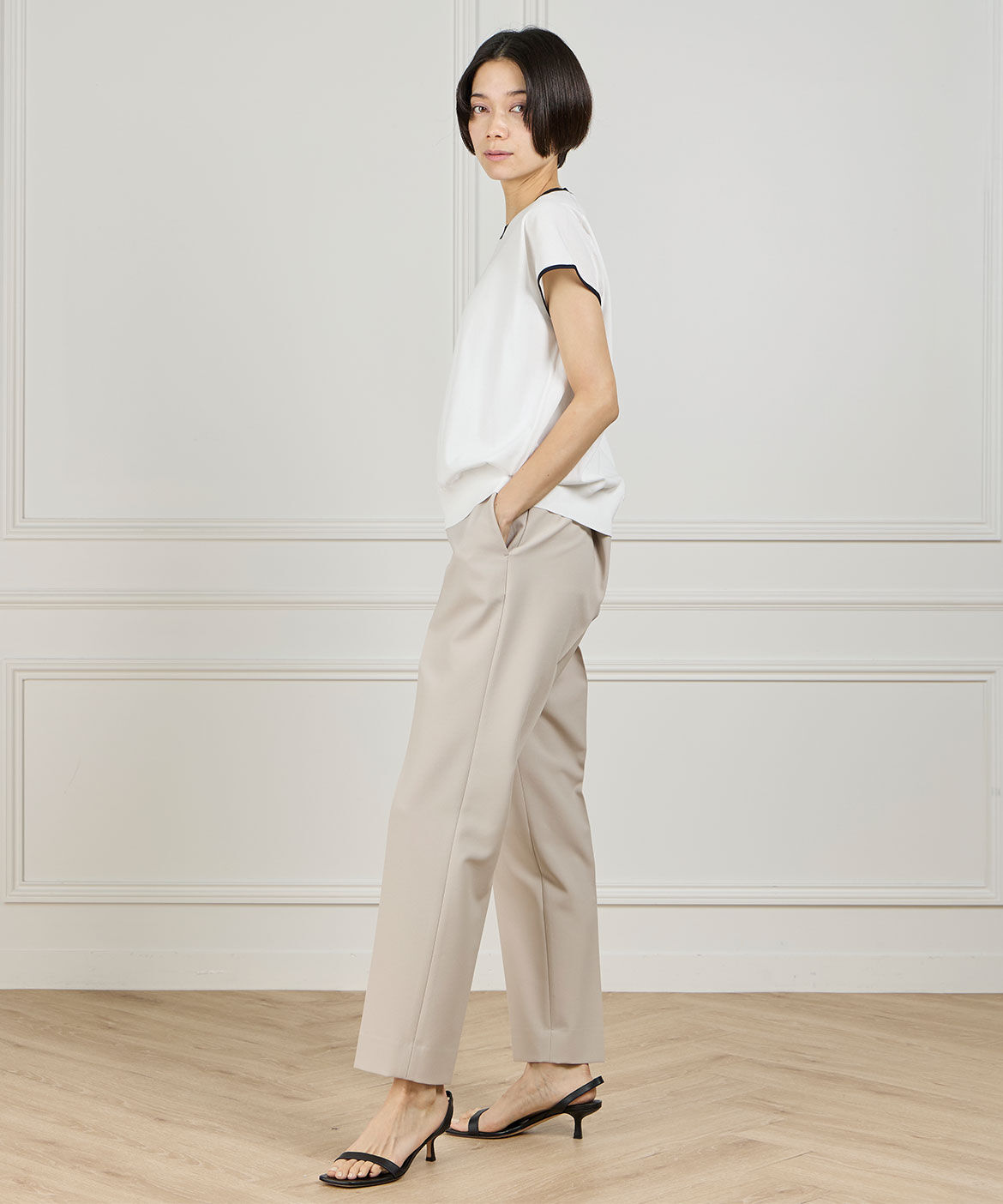 INED「フレンチスリーブニット」|ニット・セーター|