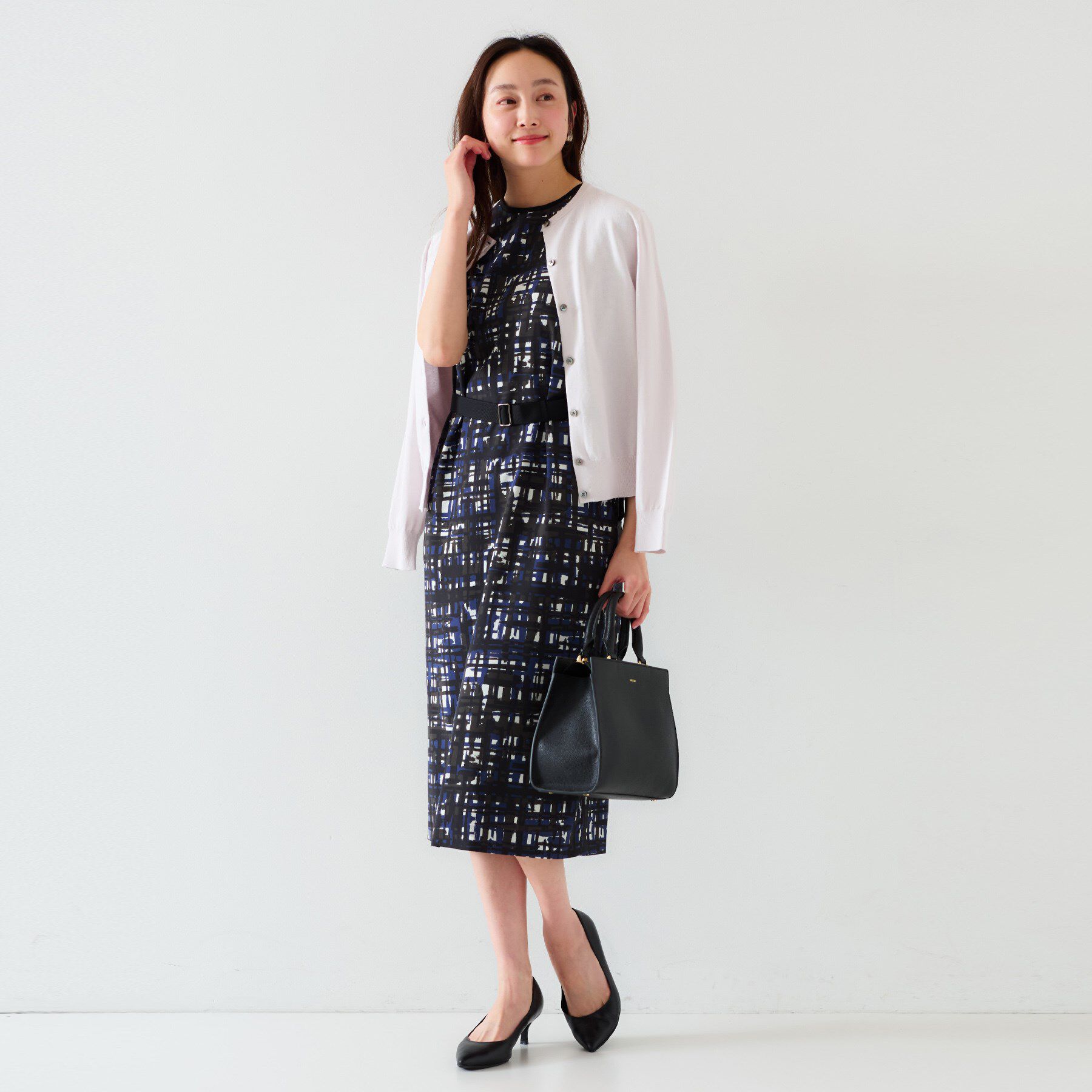 UNTITLED「【11色展開/コットン100/アンサンブル可能】クルーカーディガン」|カーディガン|