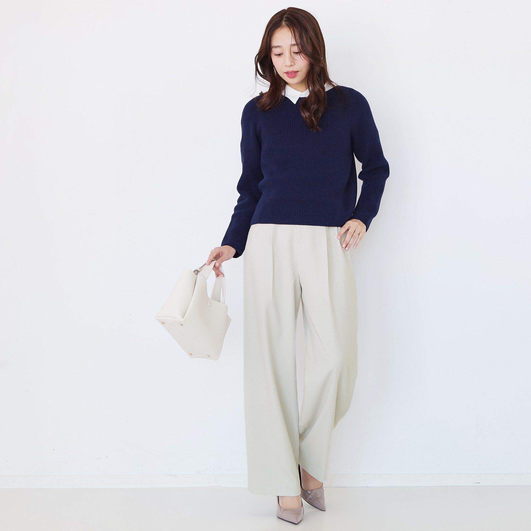 COUP DE CHANCE「【手洗い可】タック入りワイドパンツ」|その他|