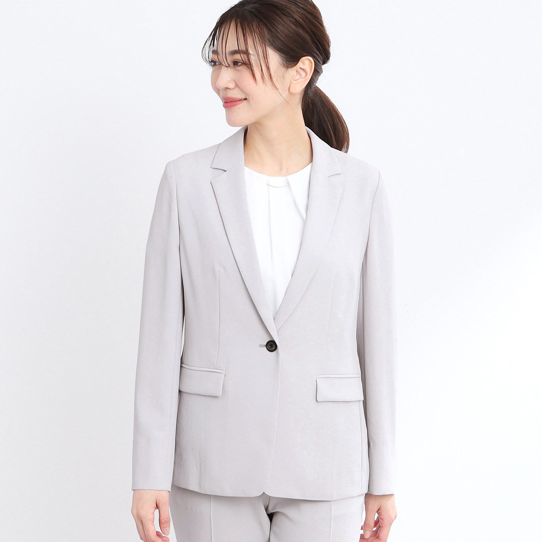 Reflect「【洗える／セットアップ可／通勤におすすめ】ライティジャケット」|テーラードジャケット|