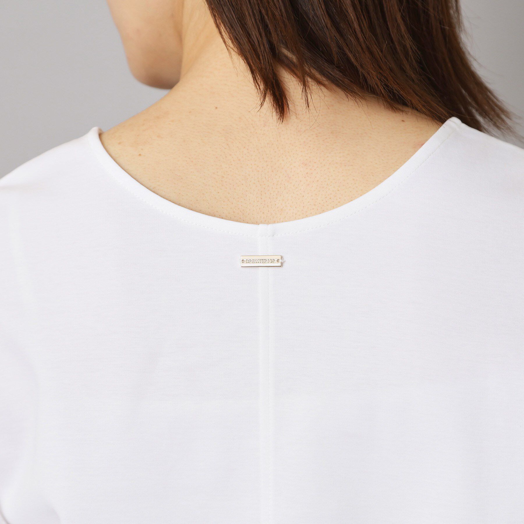 DRESSTERIOR「【接触冷感/UVカット】レーススリーブカットソー」|Tシャツ・カットソー|