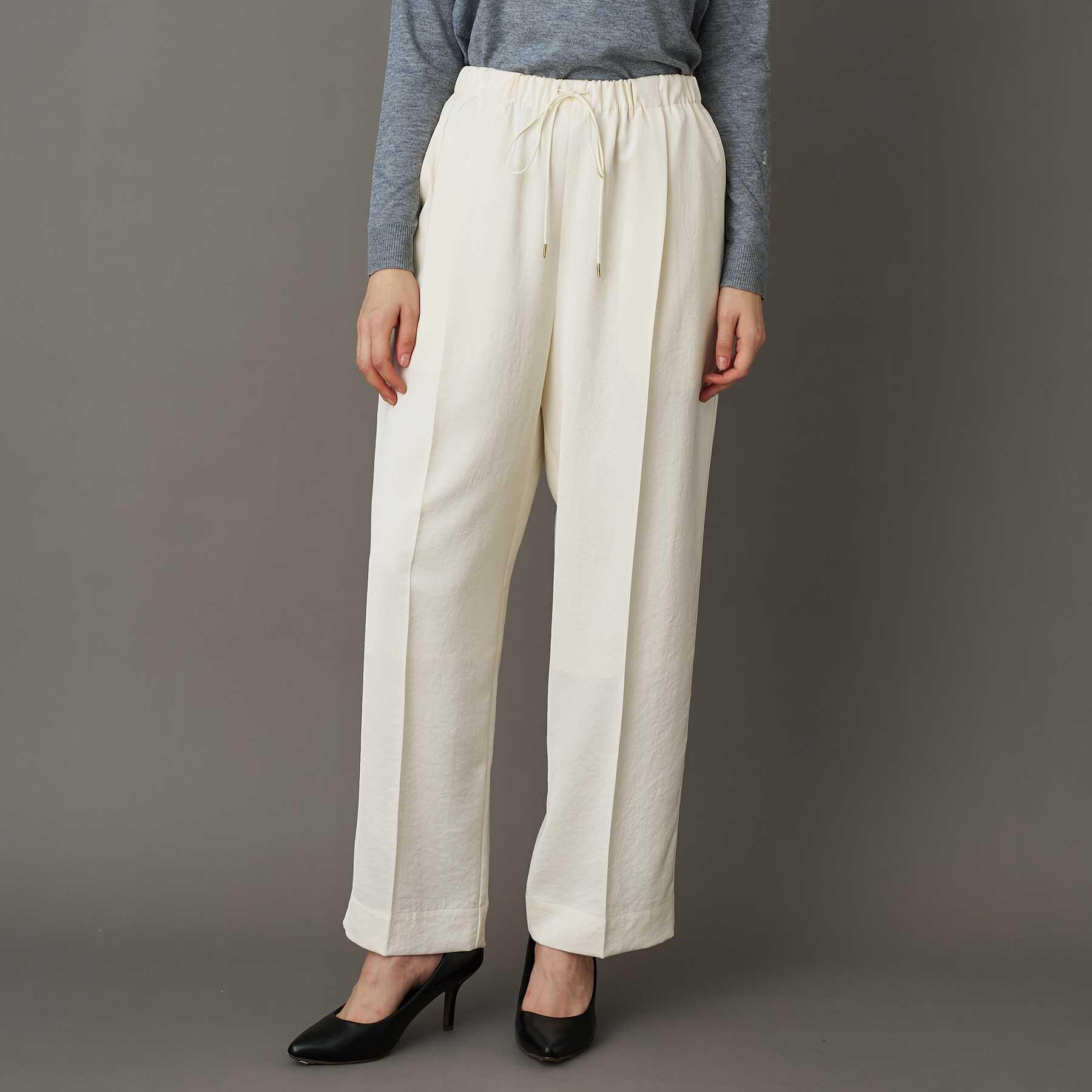 DRESSTERIOR「【洗える/ウエストゴム】サテンイージーパンツ」|その他|