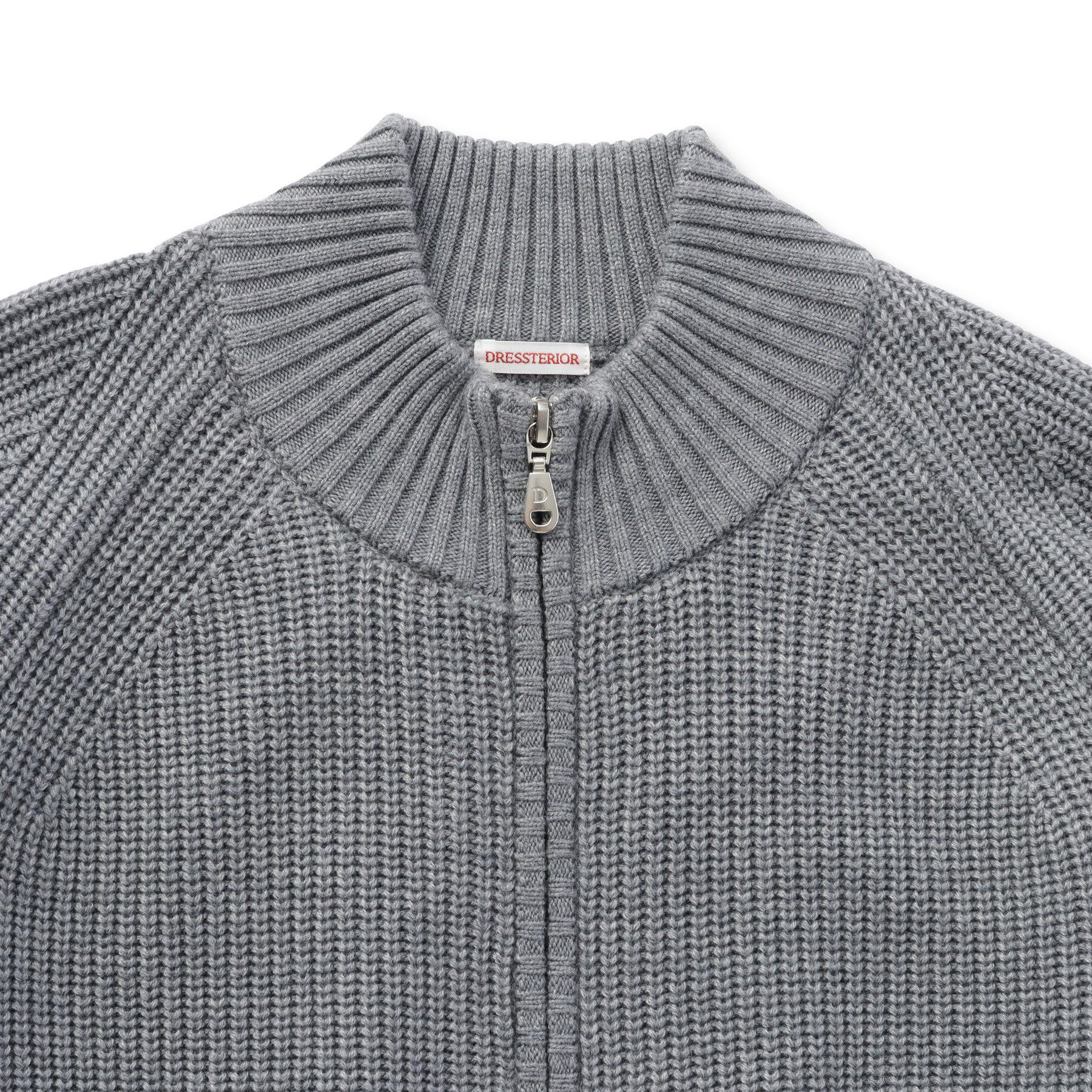DRESSTERIOR「ミリタリーニットジャケット」|カーディガン|