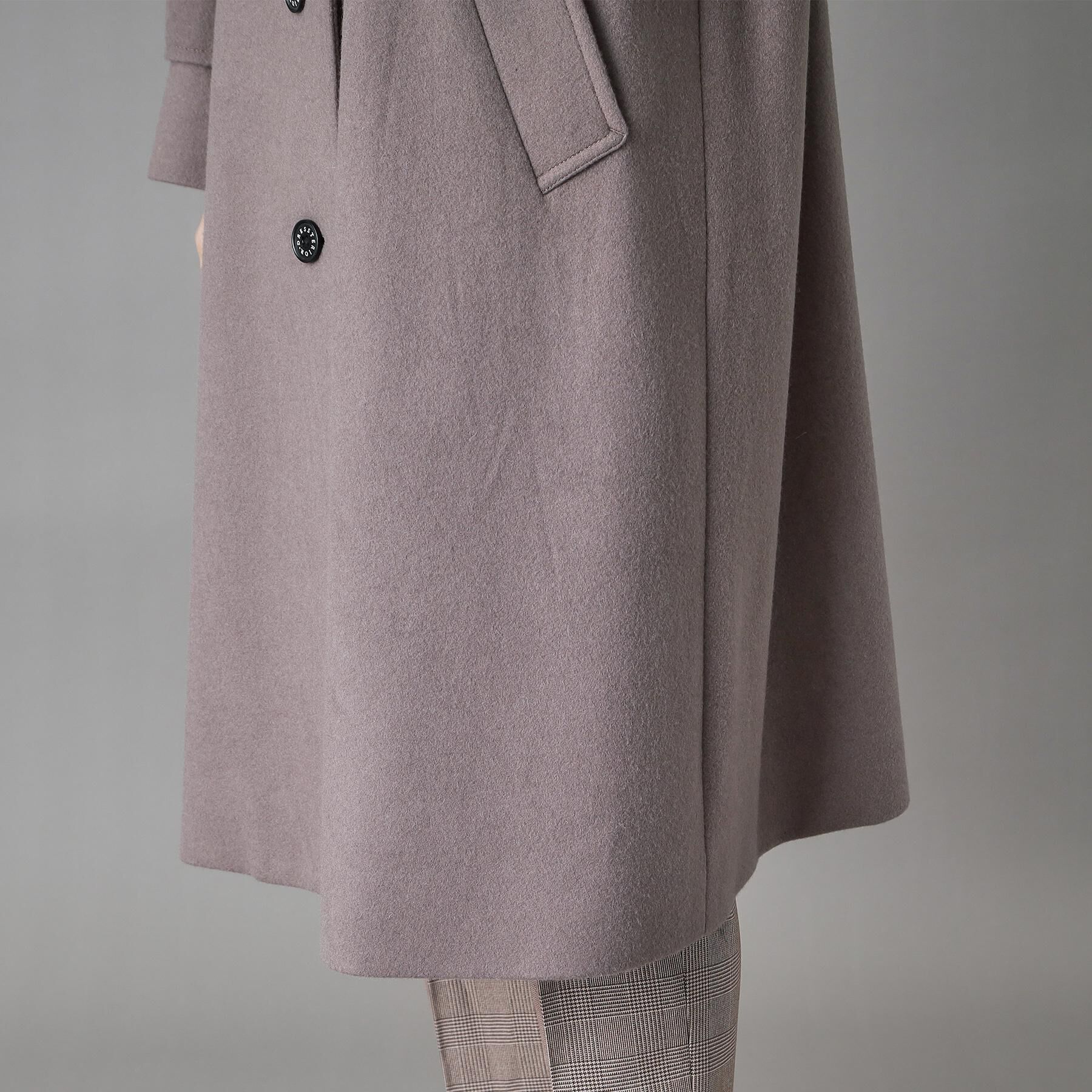 DRESSTERIOR「Super110sウールステンカラーコート」|ステンカラーコート|