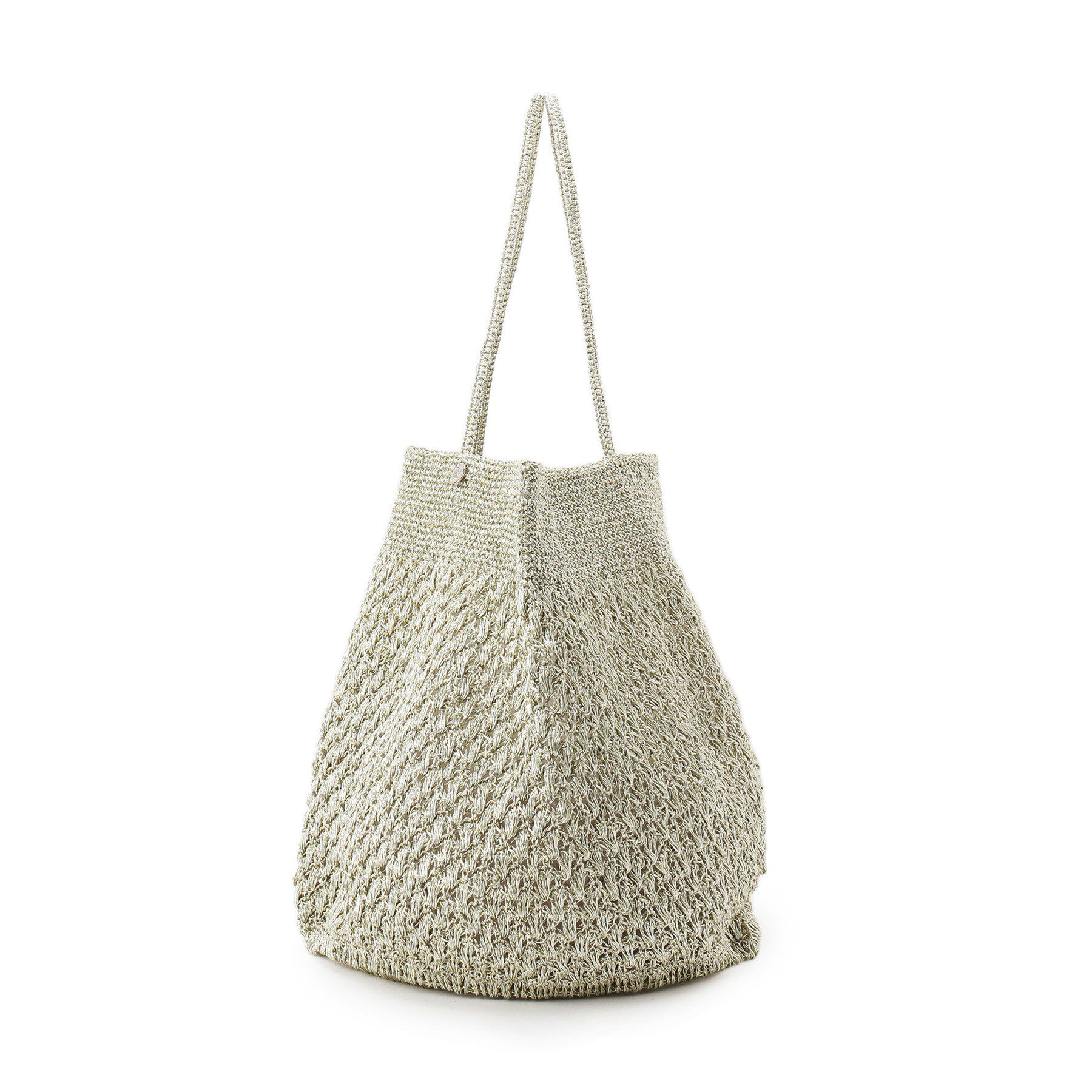 DRESSTERIOR「ne Quittez pas（ヌキテパ）METALLIC MACRAME BIG BAG」|トートバッグ|