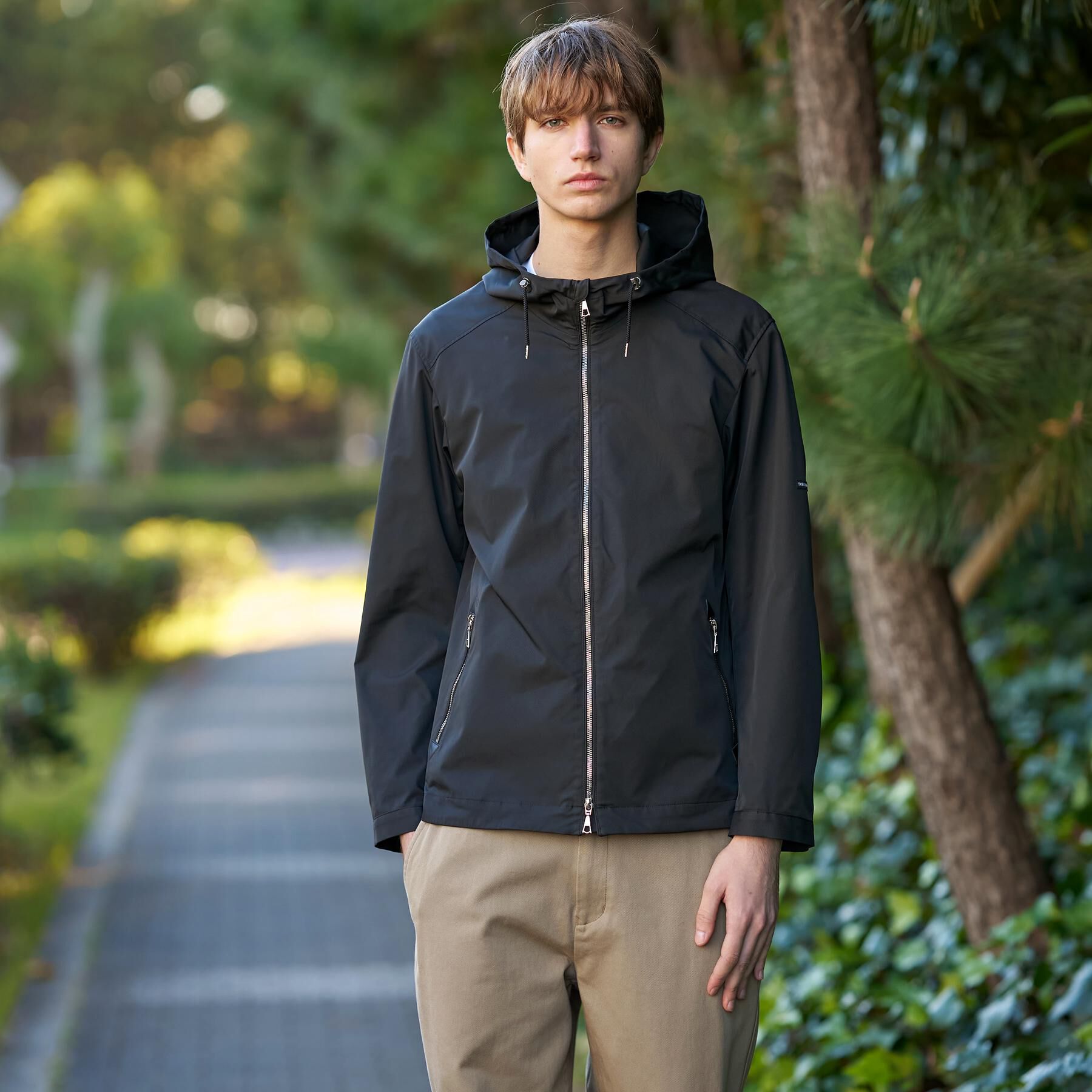 DRESSTERIOR「【撥水/透湿素材/ウォッシャブル】LIMONTA ハイスペックパーカー」|ブルゾン・スタジャン|