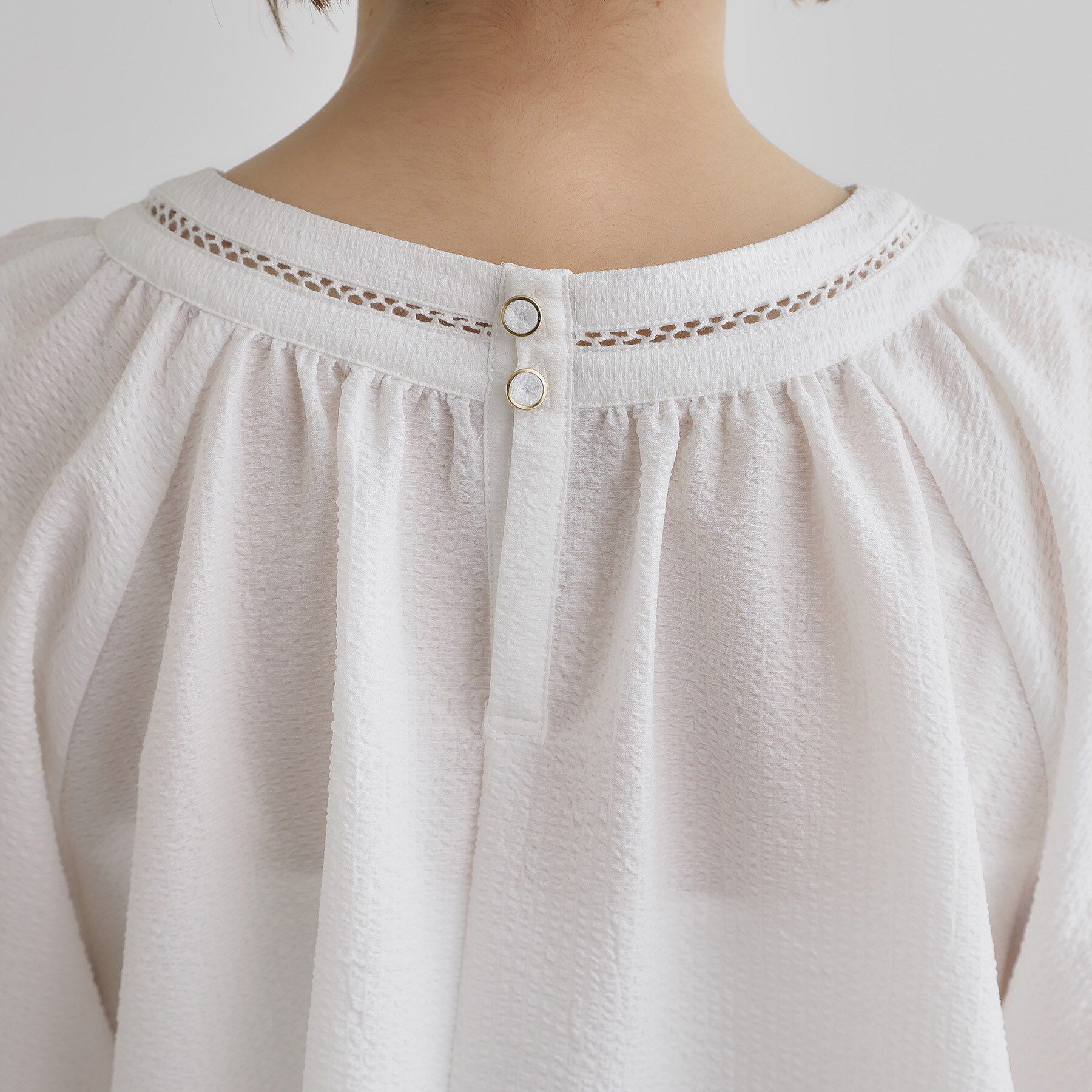 grove「2WAYサッカースモックブラウス」|シャツ・ブラウス|