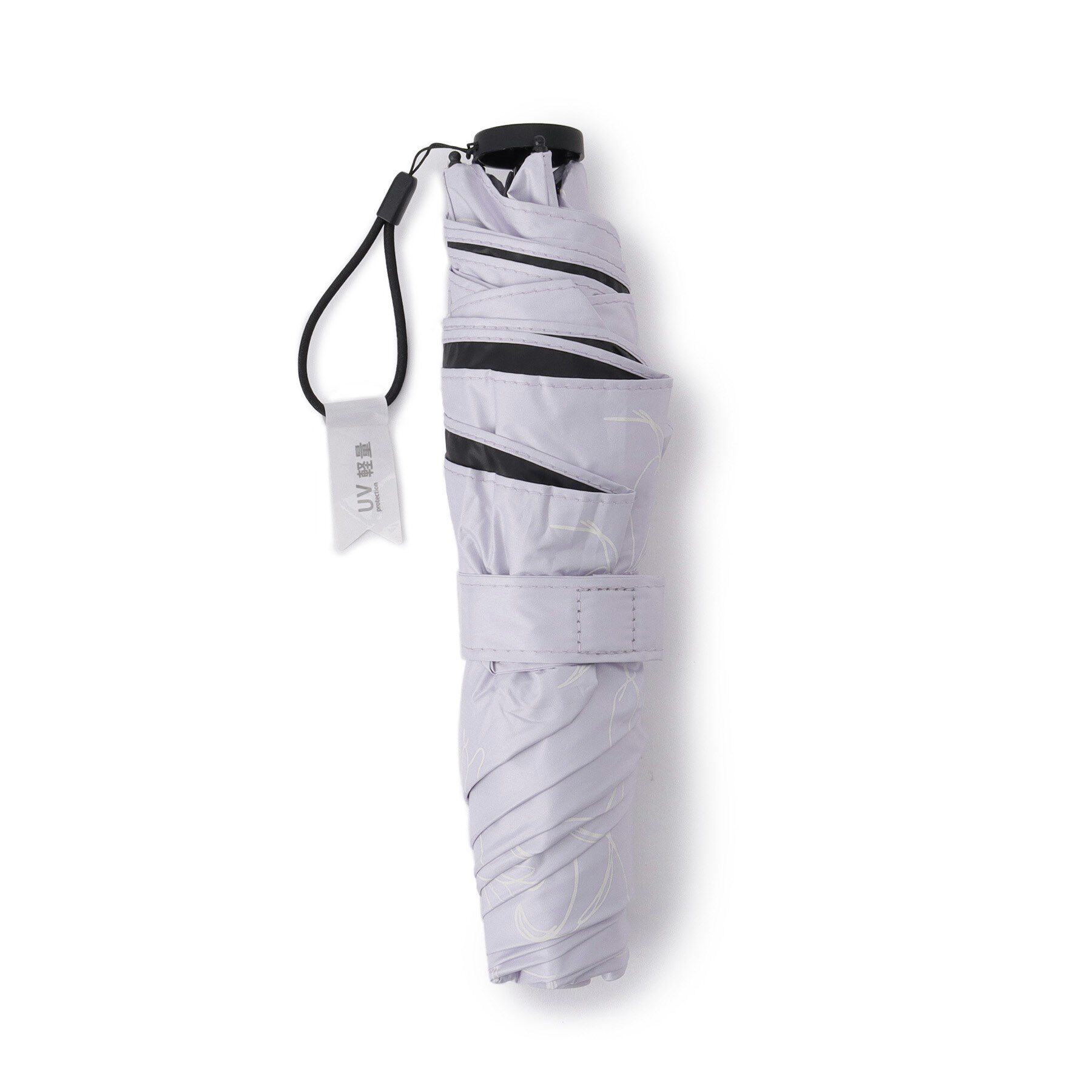 grove「【晴雨兼用】PUスーパーライト ／ ラインフラワー ミニ」|傘|