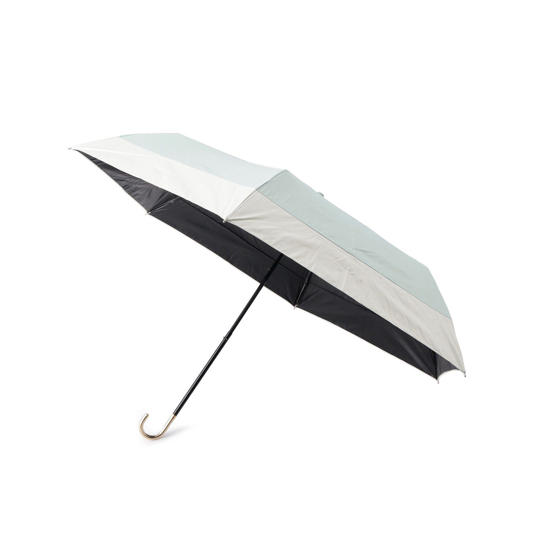 grove「【晴雨兼用】PUバイカラーミニ」|傘|ミントグリーン(02