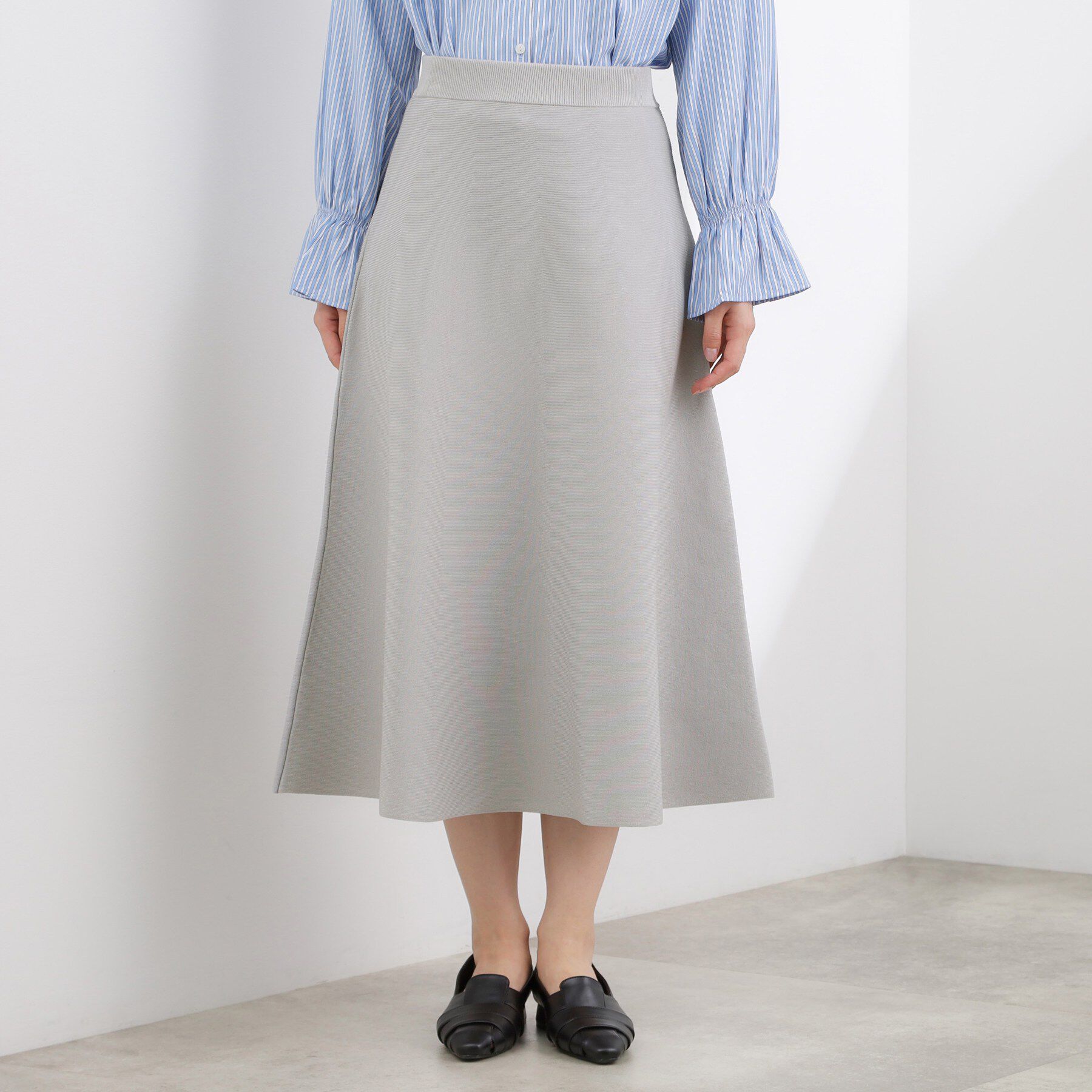 grove「【SETUP対応】ニットフレアスカート」|スカート|