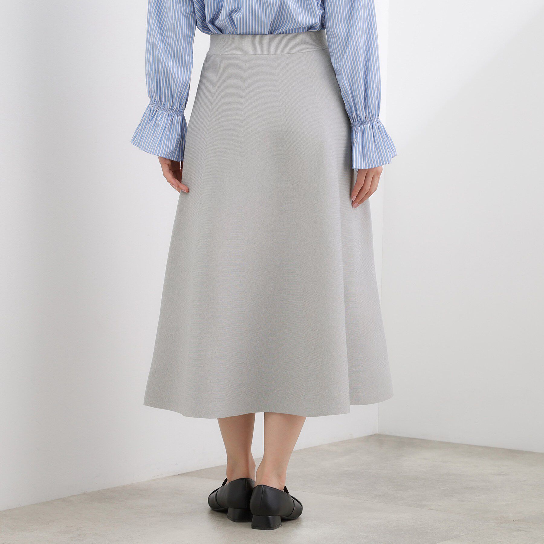 grove「【SETUP対応】ニットフレアスカート」|スカート|