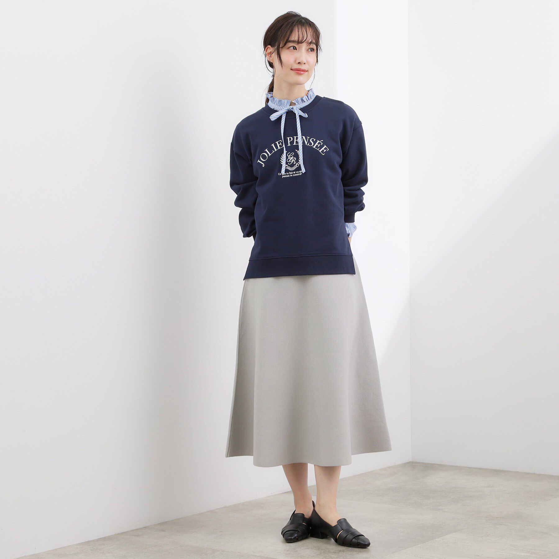 grove「【SETUP対応】ニットフレアスカート」|スカート|