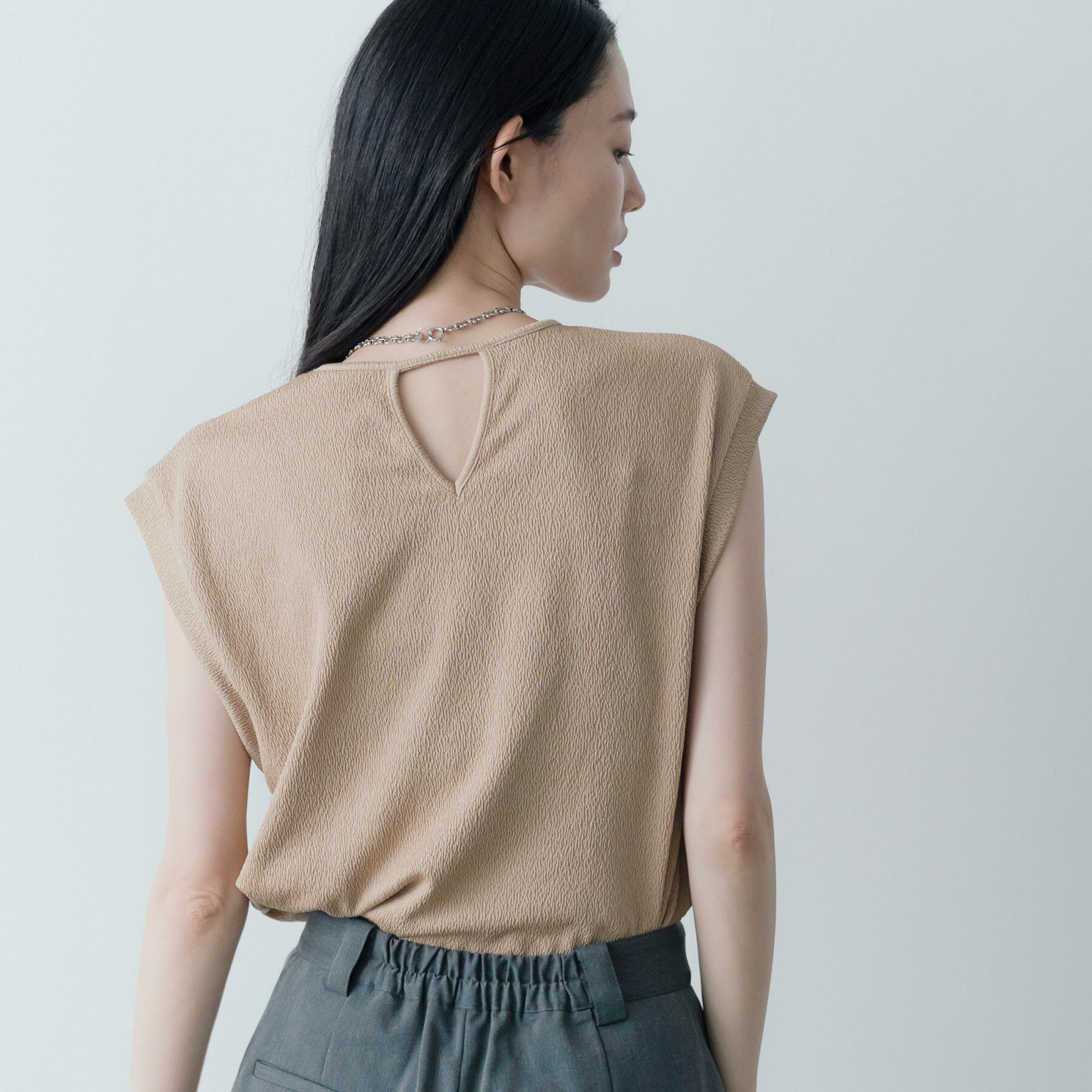 GALLEST「【再入荷】バックシャンノースリTシャツ」|Tシャツ・カットソー|