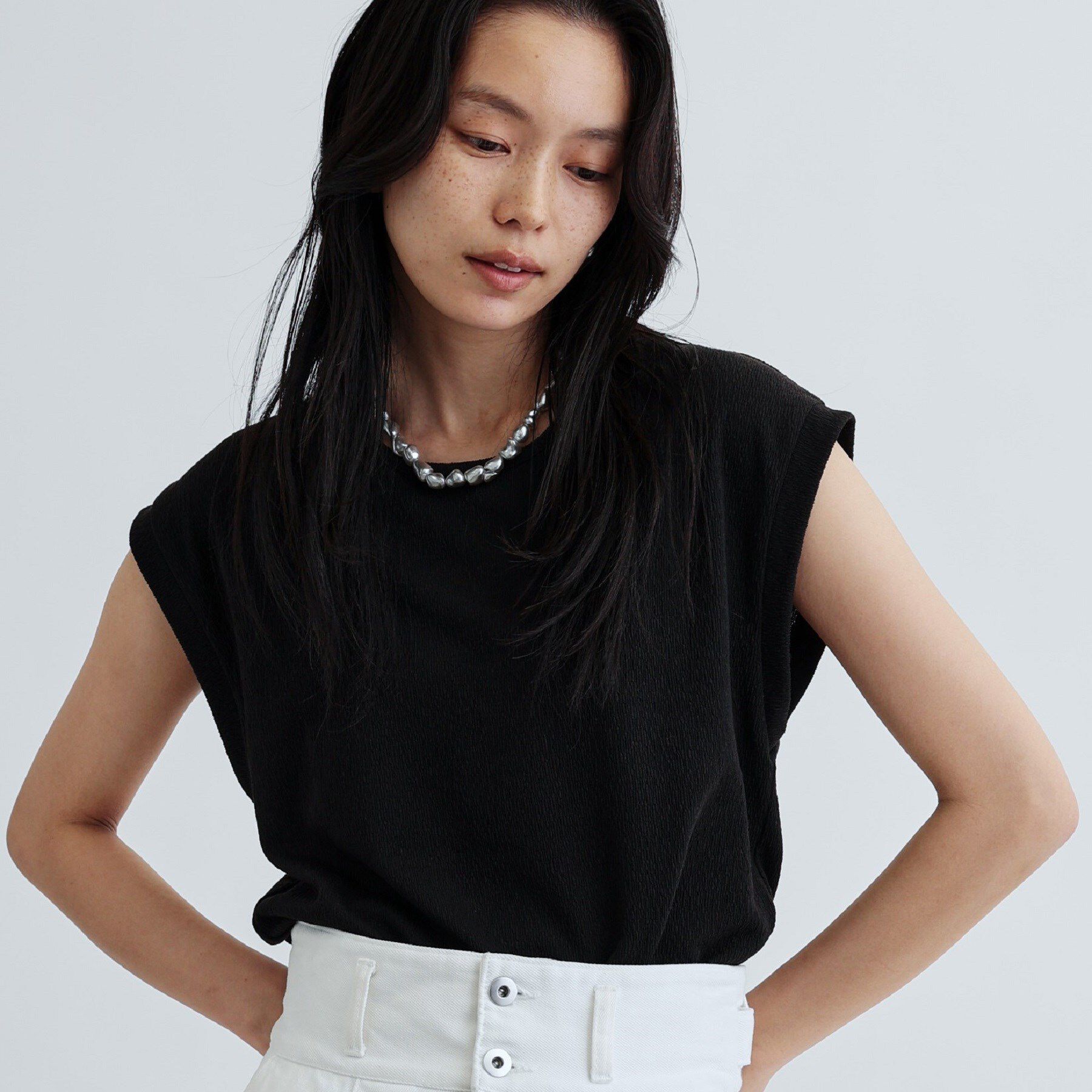 GALLEST「【再入荷】バックシャンノースリTシャツ」|Tシャツ・カットソー|